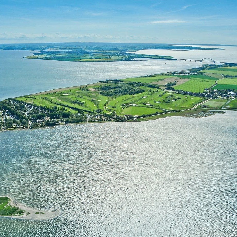 Luftaufnahme vom Golfplatz in Wulfen